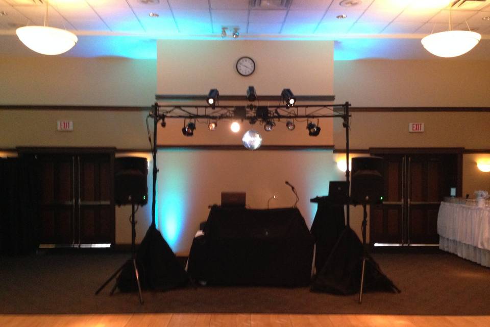 Wedding with uplights