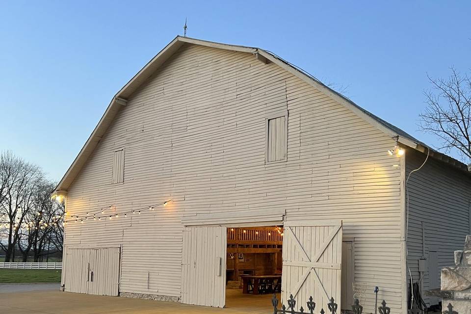 Barn at Fall - Dusk