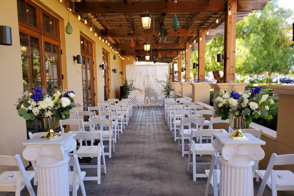 Ceremony at Parkview Patio