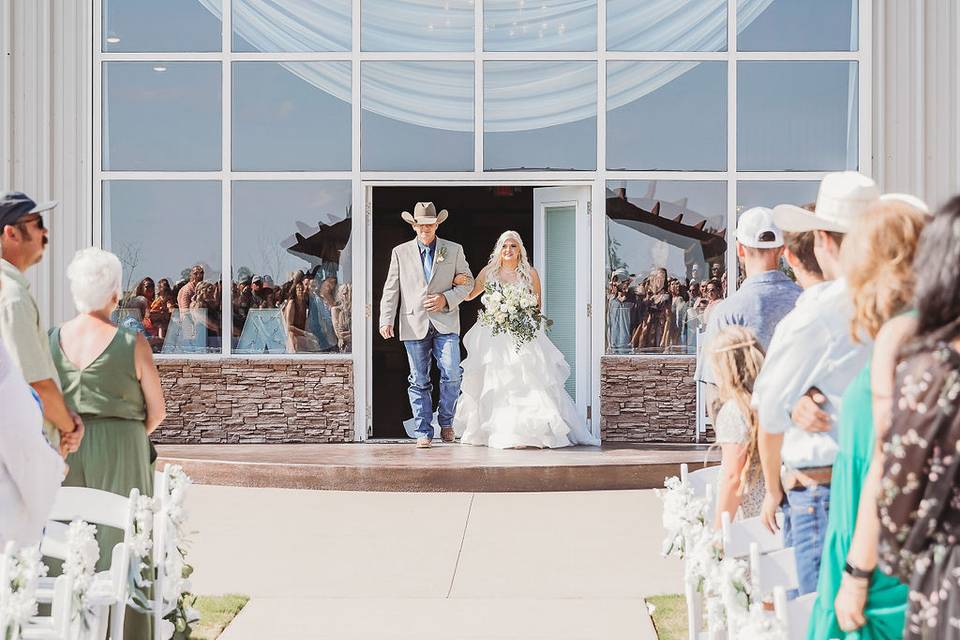 Bride entrance