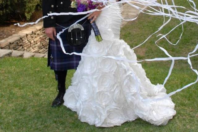 Confetti makes everything fun!  We provided confetti cannons with customized streamers when they said 