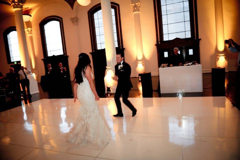Couple dancing