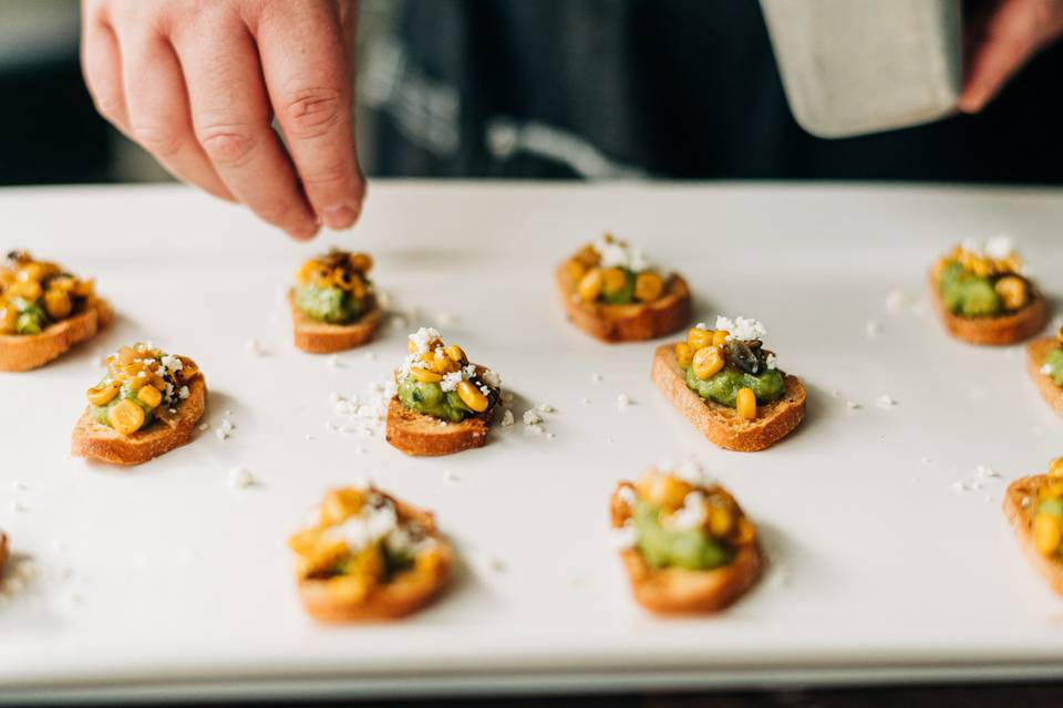 Southwest crostini