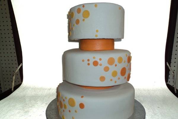 Fondant Orange Modern Style