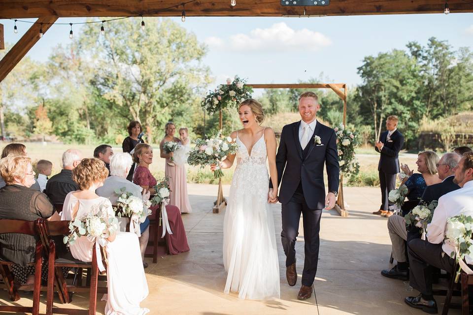 Ceremony Under the Pavilion