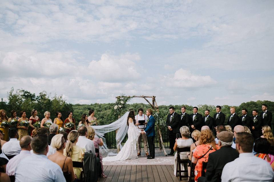 Outdoor Deck Ceremony