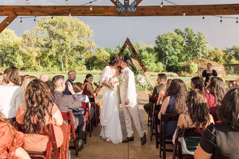 Ceremony Under the Pavilion