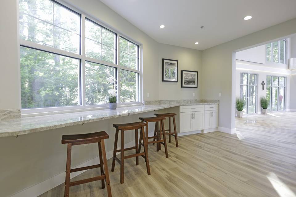 Serving Counter in Kitchen