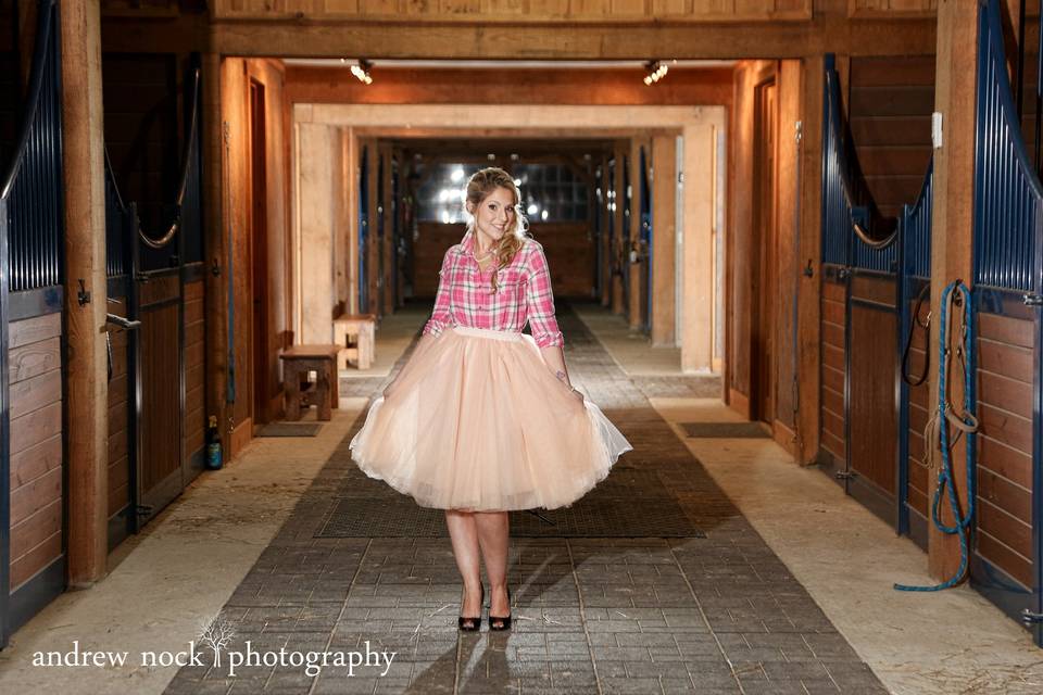 Dancing in the barn