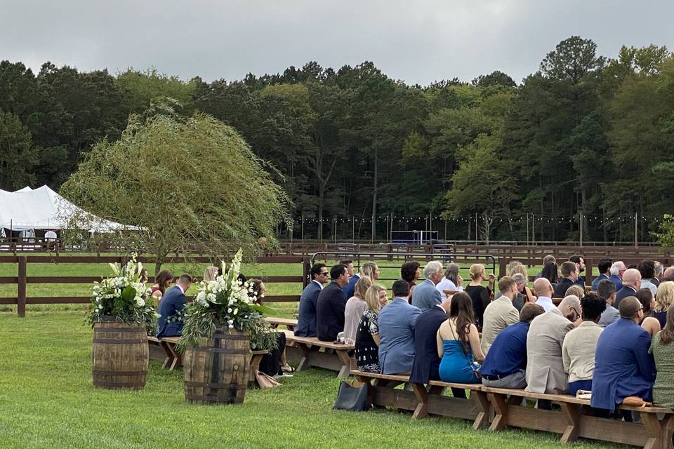 Ceremony benches