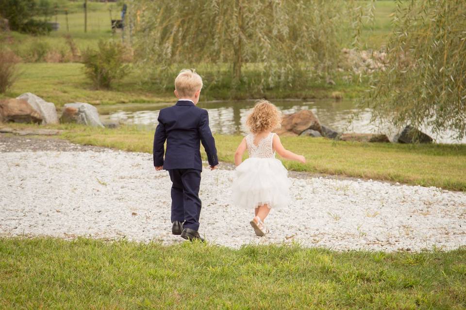 The flower girl