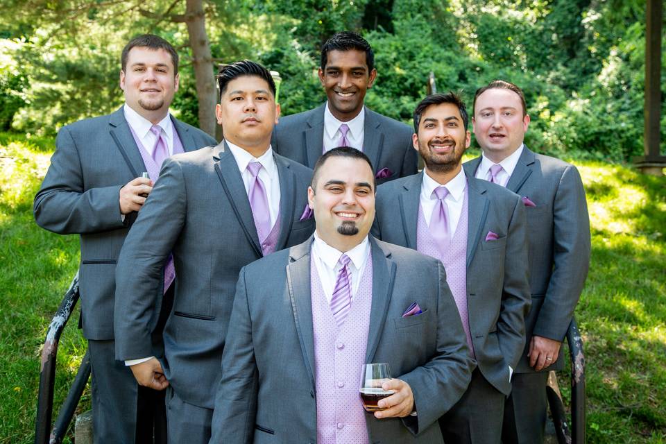 Groom & the Groomsmen