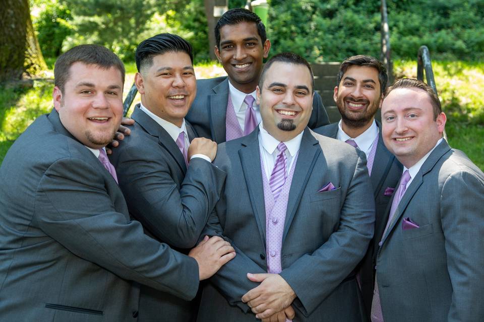 Groom & the Groomsmen