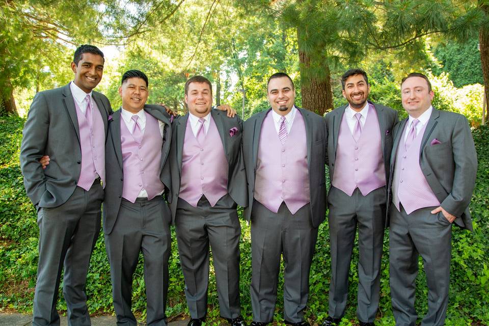 Groom & the Groomsmen