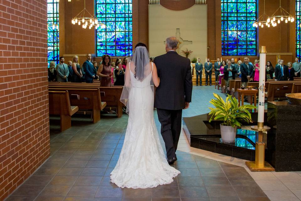 Bride and Father