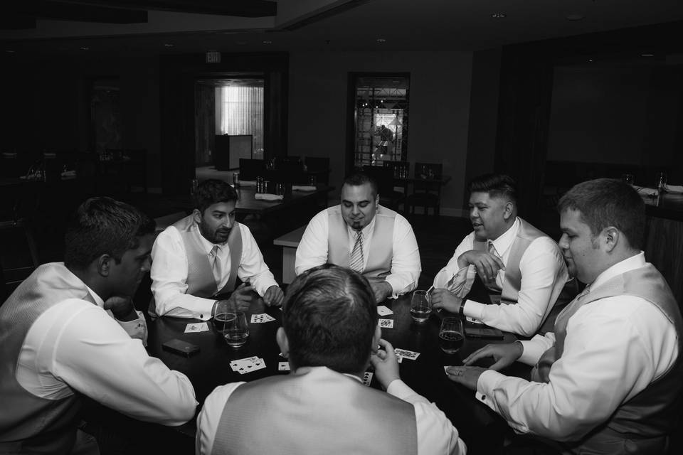 Groom & the Groomsmen