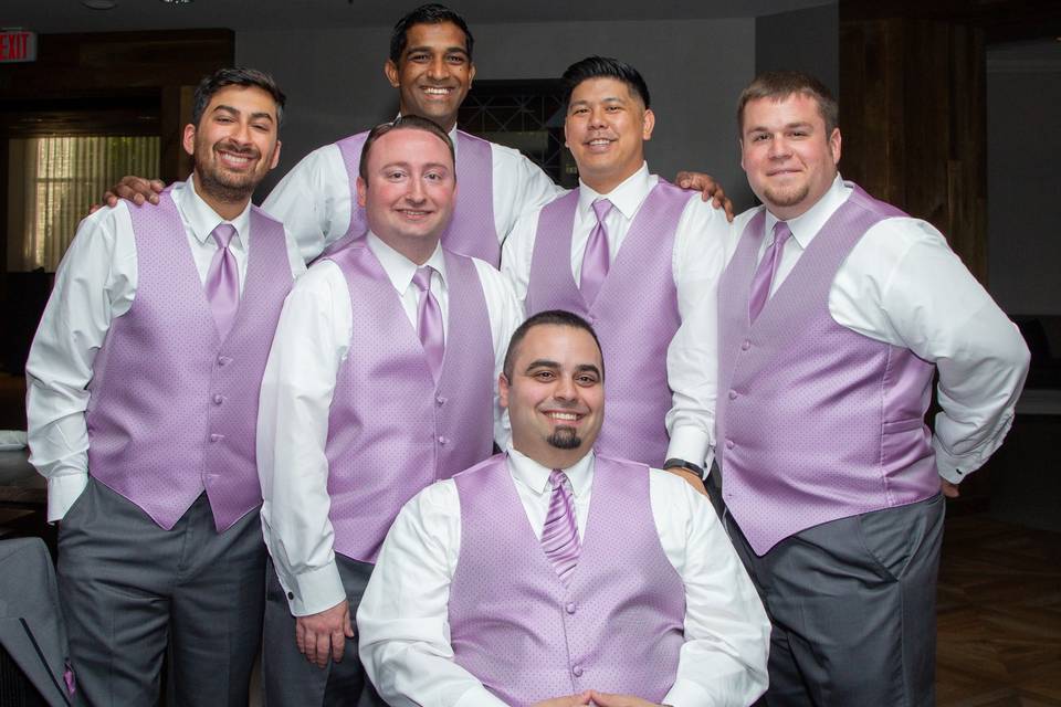 Groom & the Groomsmen