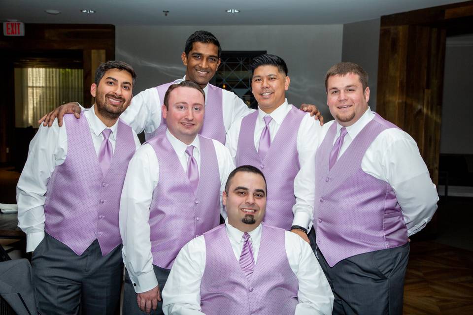 Groom & the Groomsmen