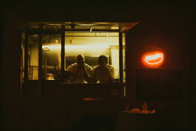 Late night hot dog truck