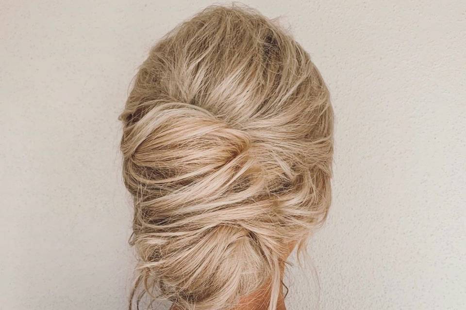 Textured/Modern french twist