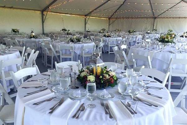 Reception tables