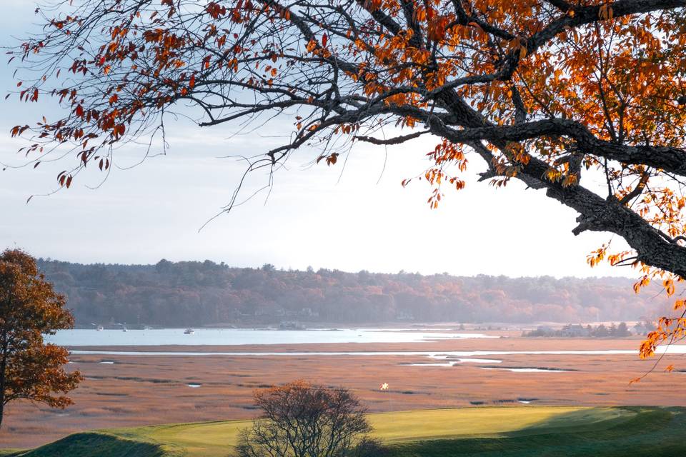 Overlooking the 2nd hole