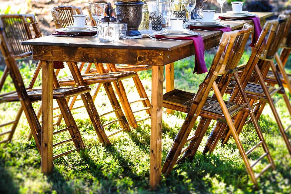 Wooden table