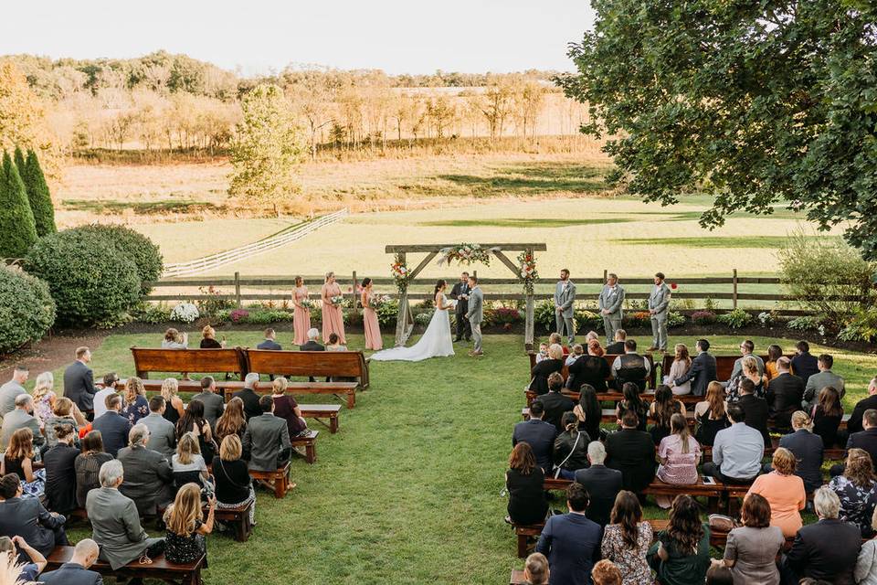 Outdoor ceremony