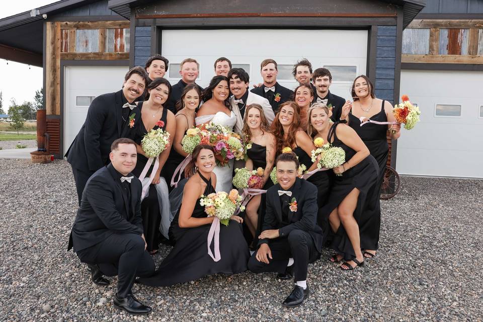 Worden, MT Summer Wedding