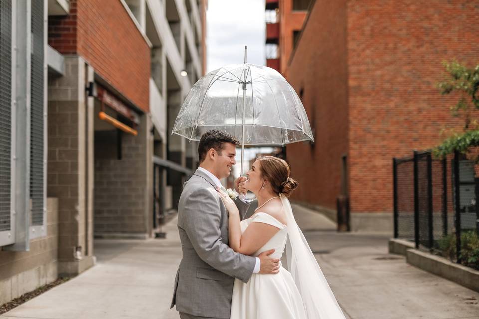 Rainy Spring Wedding