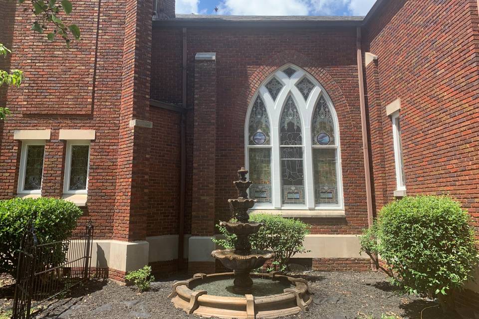 Fountain View from Garden