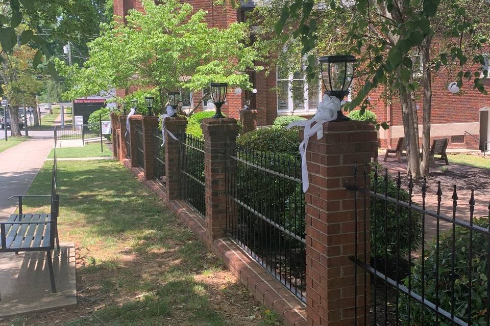 Main Street Garden Fence