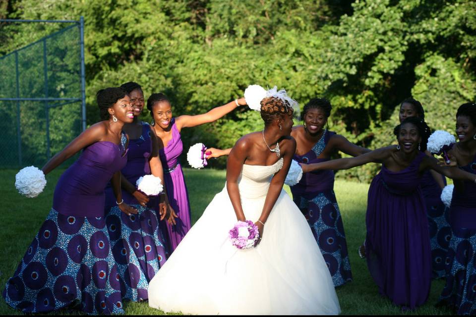 Bouquet toss