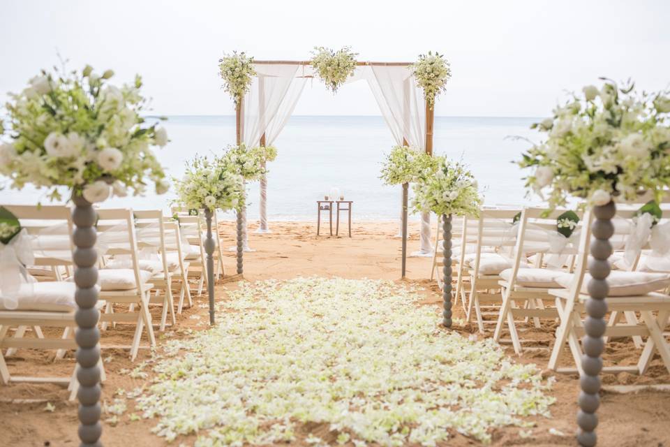 Beach ceremony