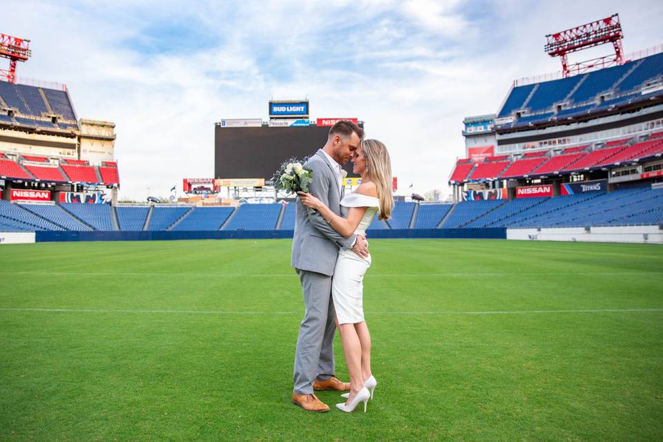 TN Titans Stadium Elopement