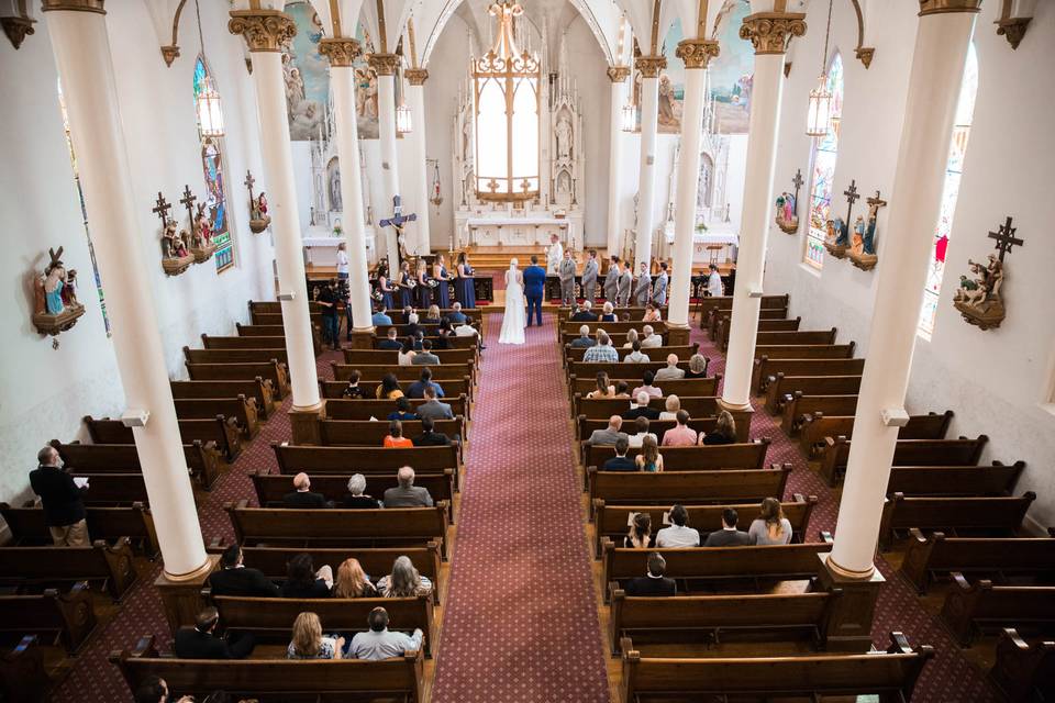 Assumption Church ceremony