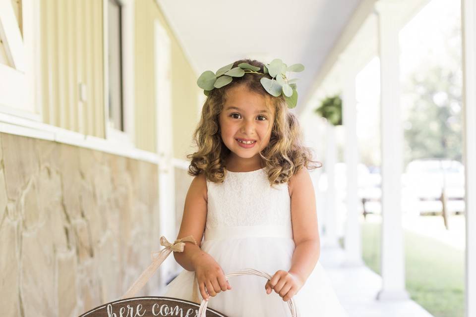 Flower girl, Wild Turkey Ranch