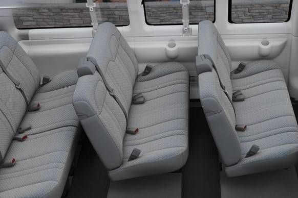 Shuttle Van Interior