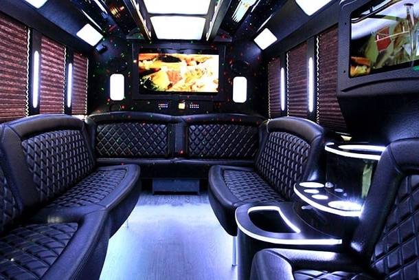 Party Bus 16 Interior