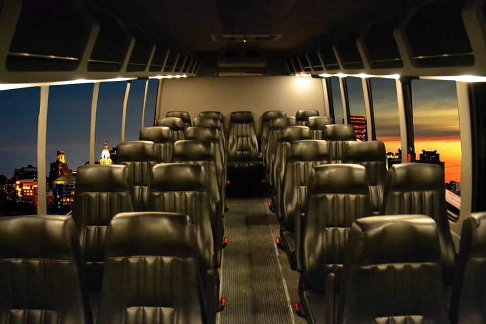 Shuttle Coach 27 Interior