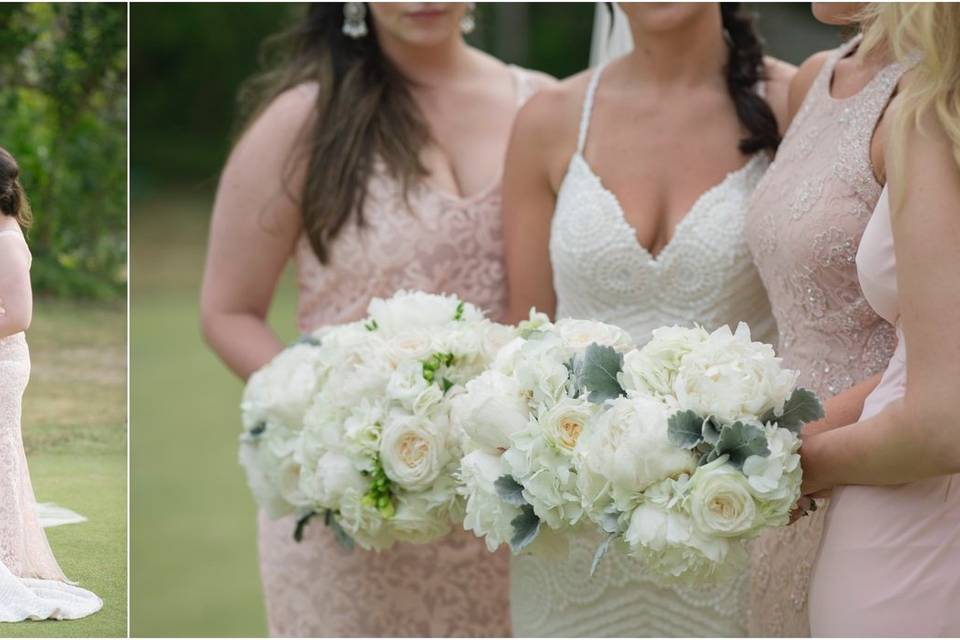 Bride and Bride Maids