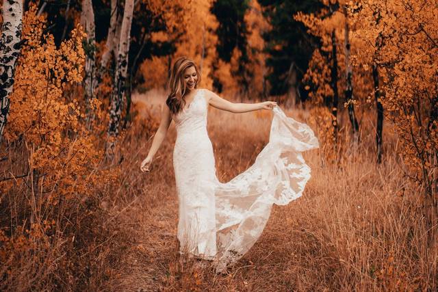 Fall bridal portrait