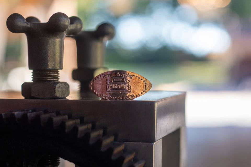 Custom wedding coin