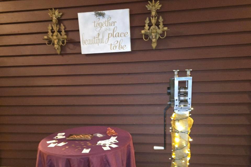 Wedding set up