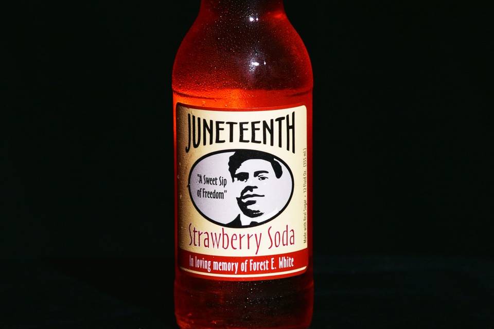 Juneteenth strawberry soda