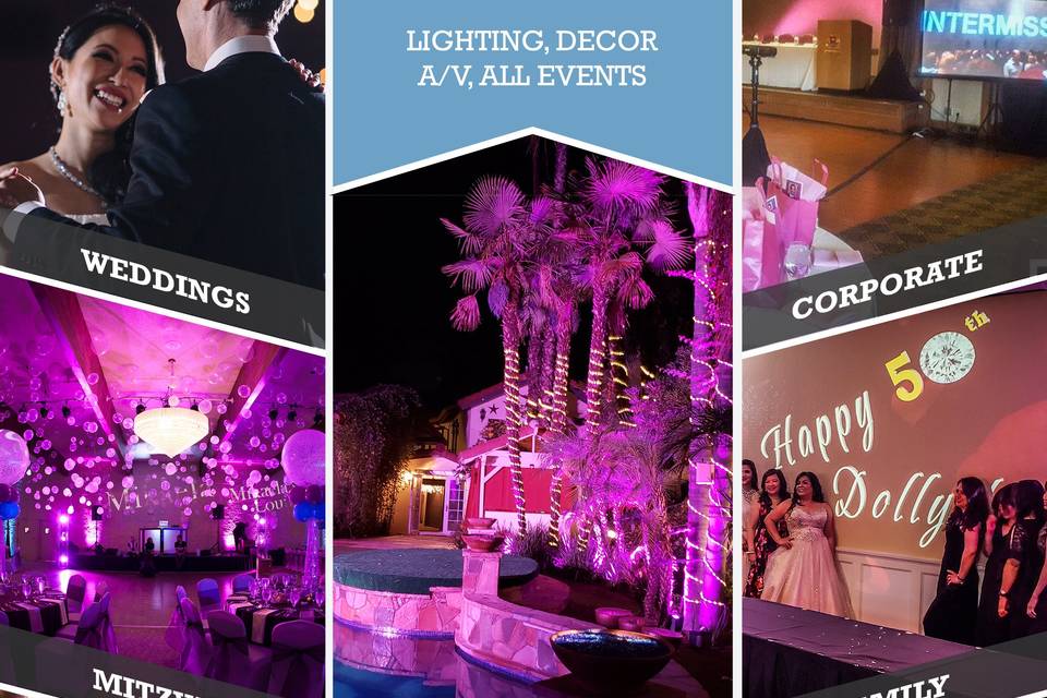 Let us 'Light Up' your event!!