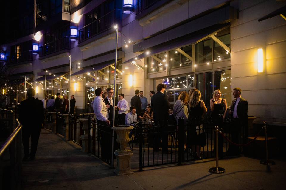 Patio at Nighttime