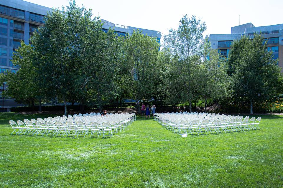 Outdoor Ceremony Setup