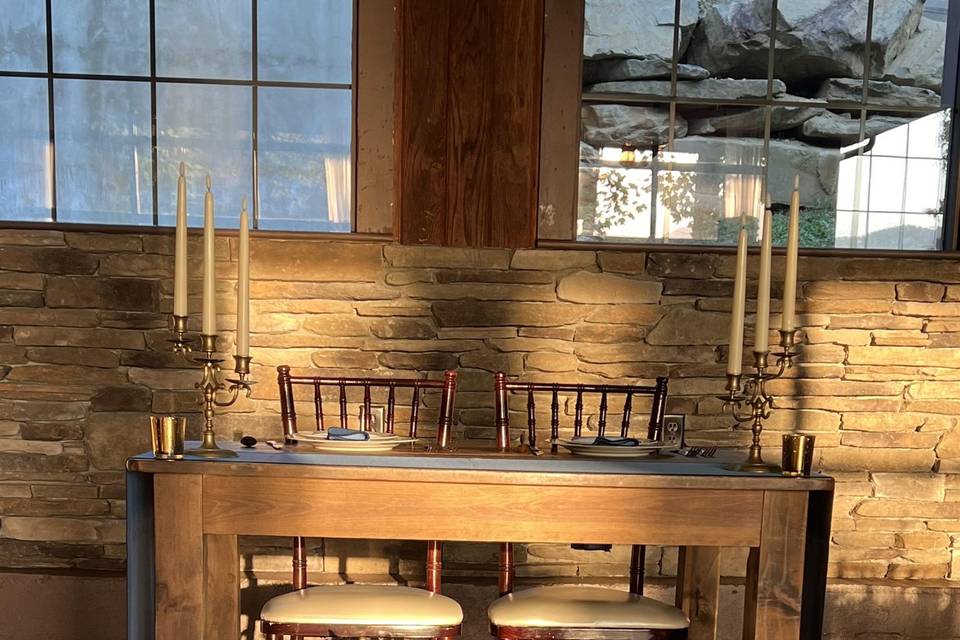 Sweetheart Table