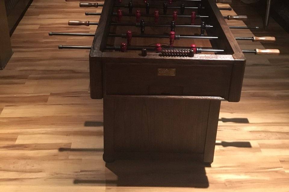 Groom's Tavern foosball table